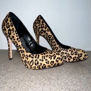 Dolce Vita Leopard Calf Hair Heels